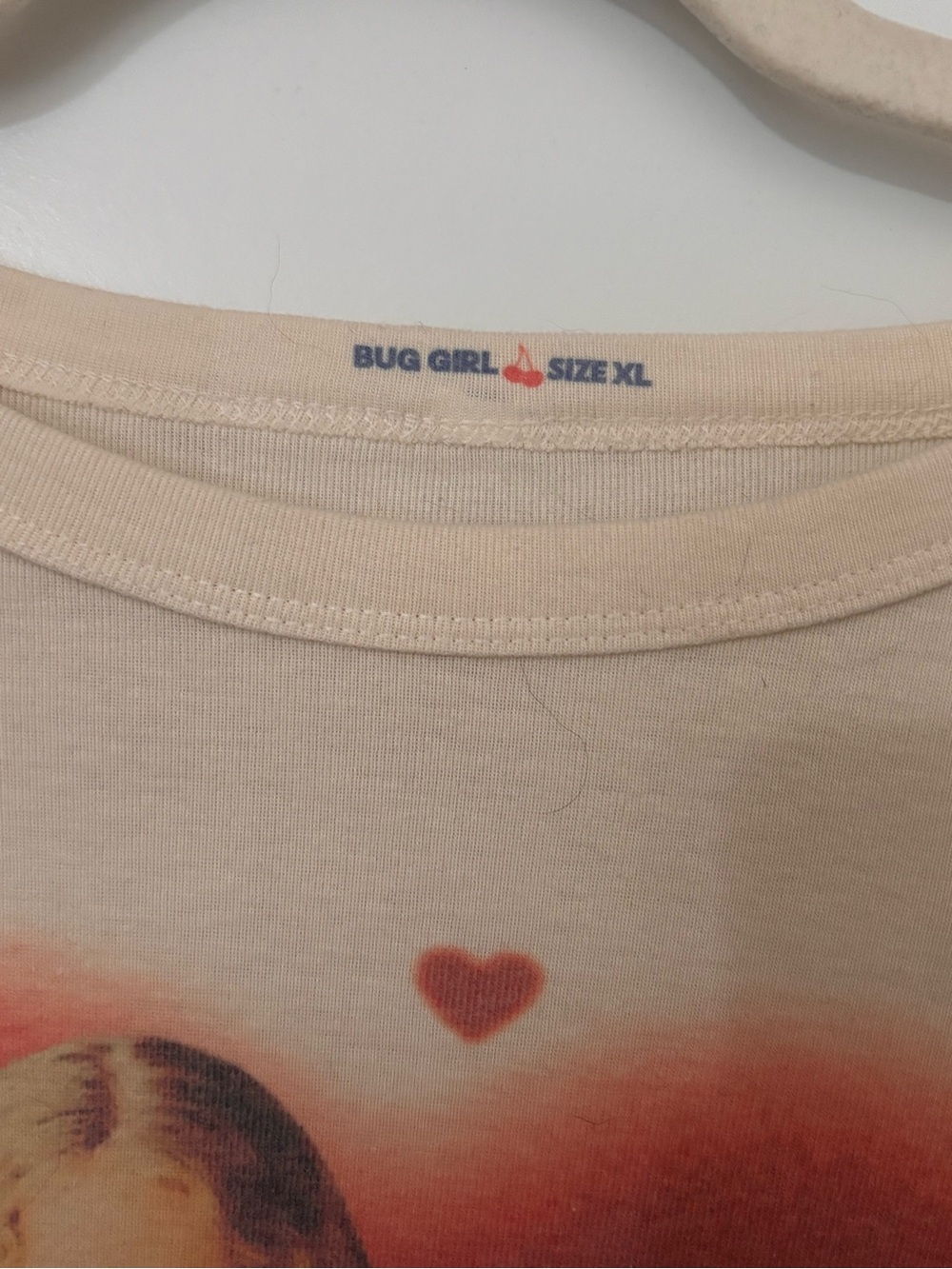 Bug Girl Taylor Swift baby tee Feminine Rage! Graphic Crop Tee - White - Picture 4 of 4
